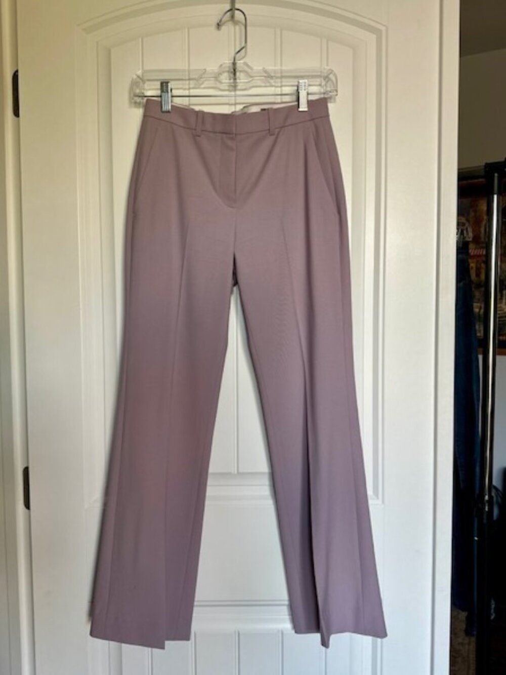 Theory Etiennette Wool dress pants In Lavender in Size 00